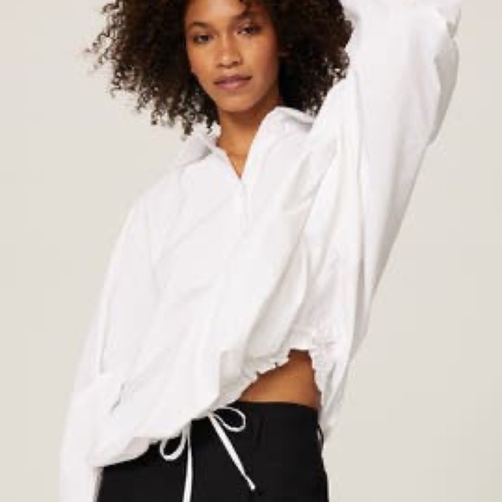Mossi Puff Sleeve Blouse White Size 38